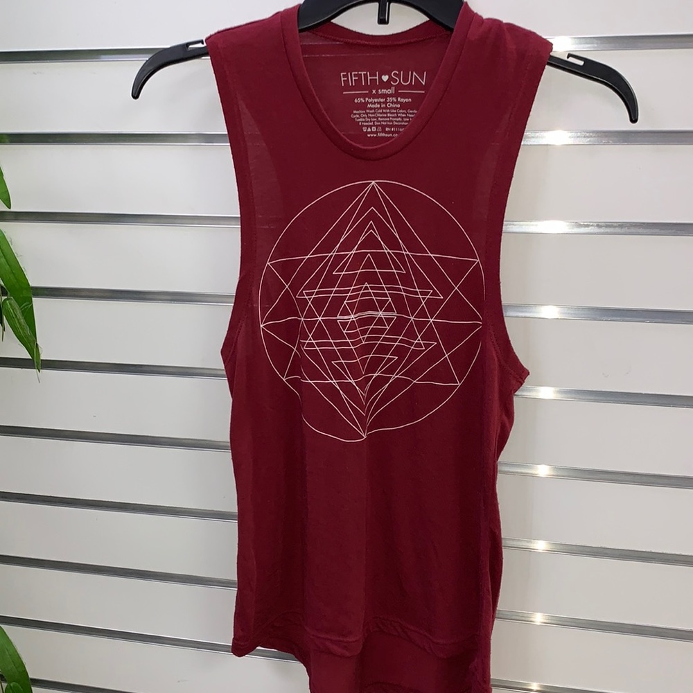 Fifth Sun Maroon Top